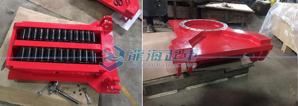 300噸雙排輪滾輪小車定制完工發(fā)貨了！