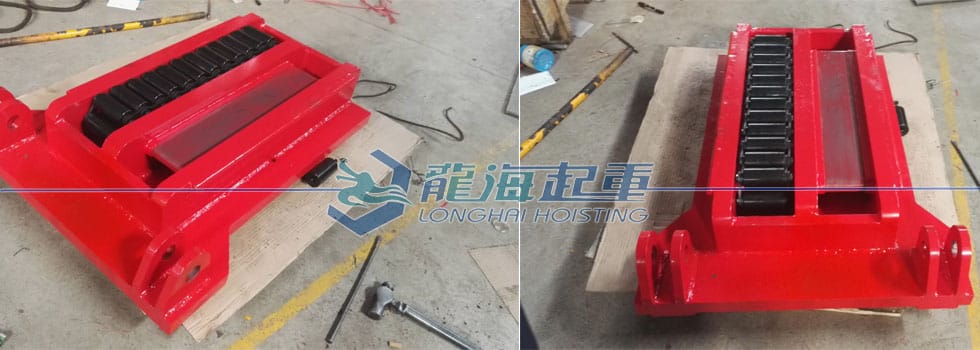 300噸雙排輪滾輪小車定制完工發(fā)貨了！